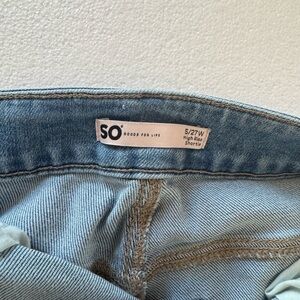 SO Light Blue Denim Shorts